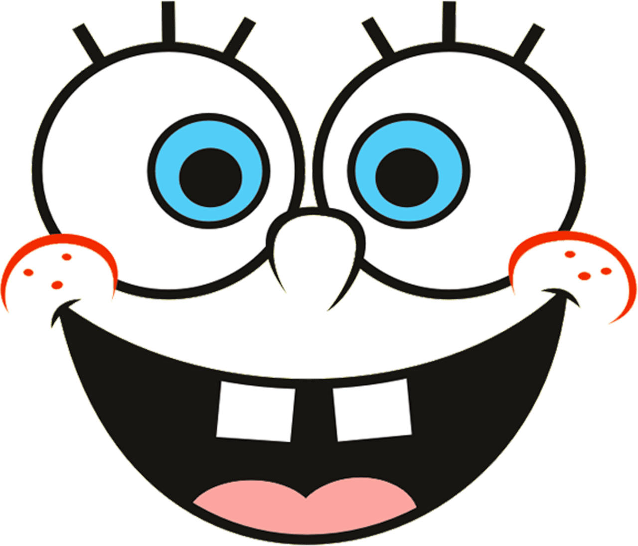 Eye spongebob and patrick face outline image search results clipart