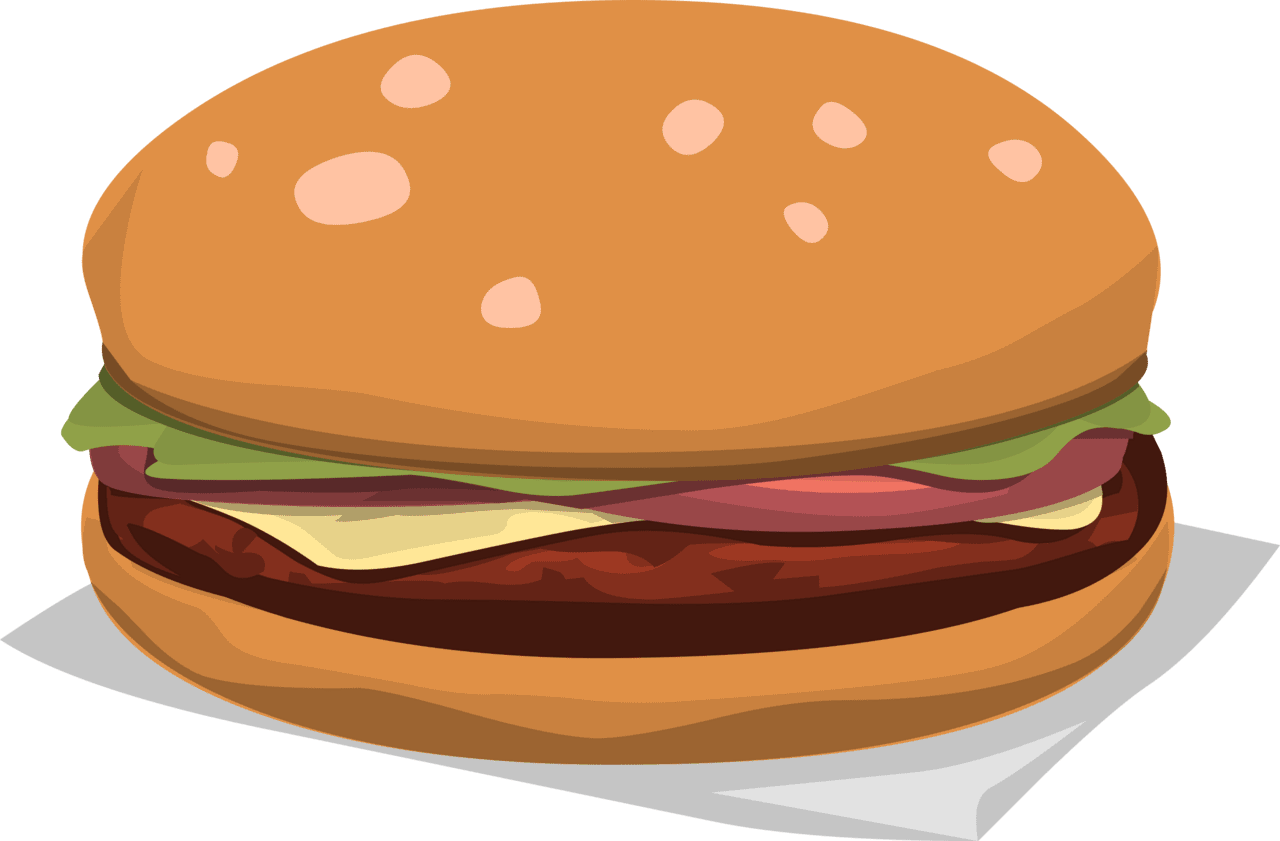 Food ma burger royale ham make your own clipart free