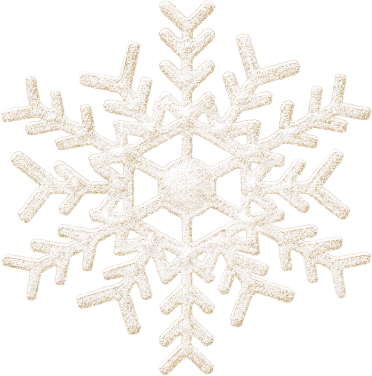 Frozen christmas snow flake clipart image