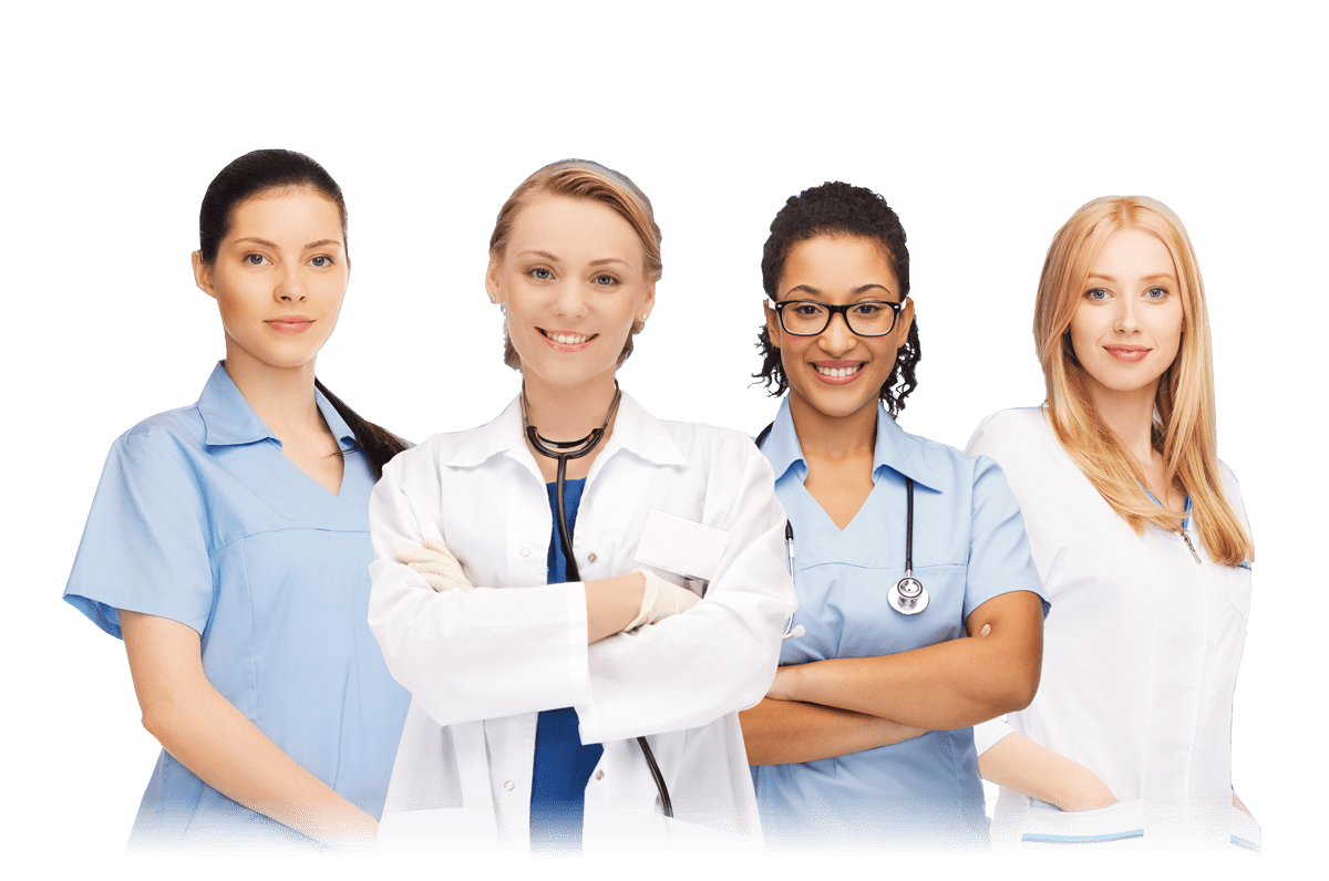 Doctors and nurse clipart background