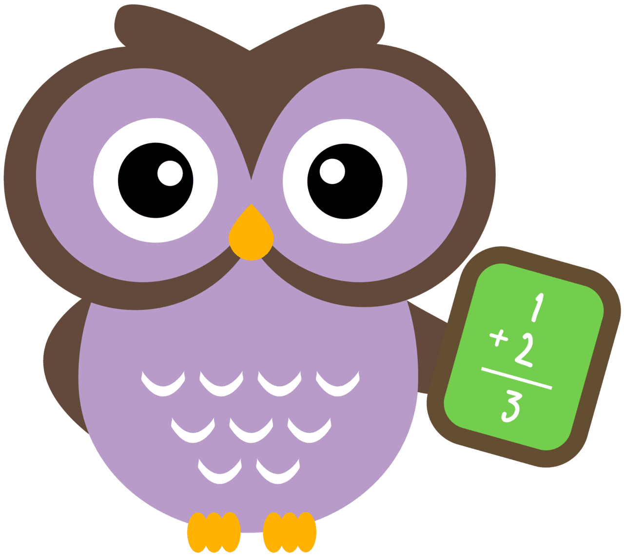 Animal owl math clipart panda images clip art