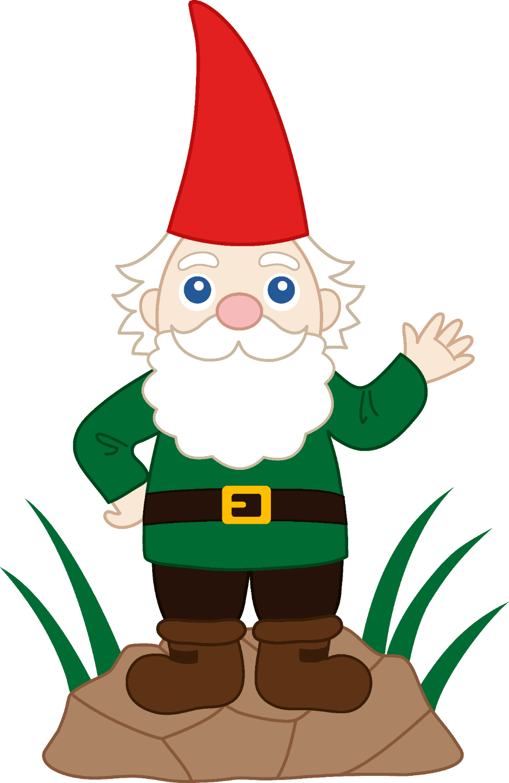 Cheerleader gnome clipart photo