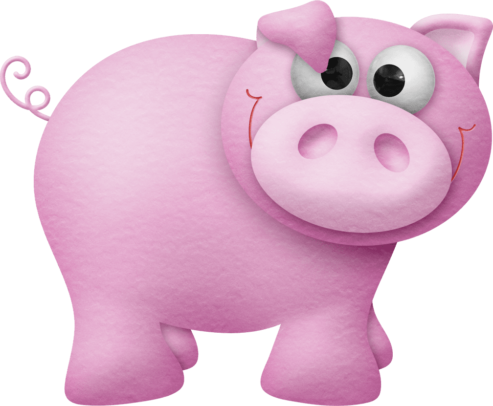 Ba orig cute animal clipart doodles pig collectables clip art