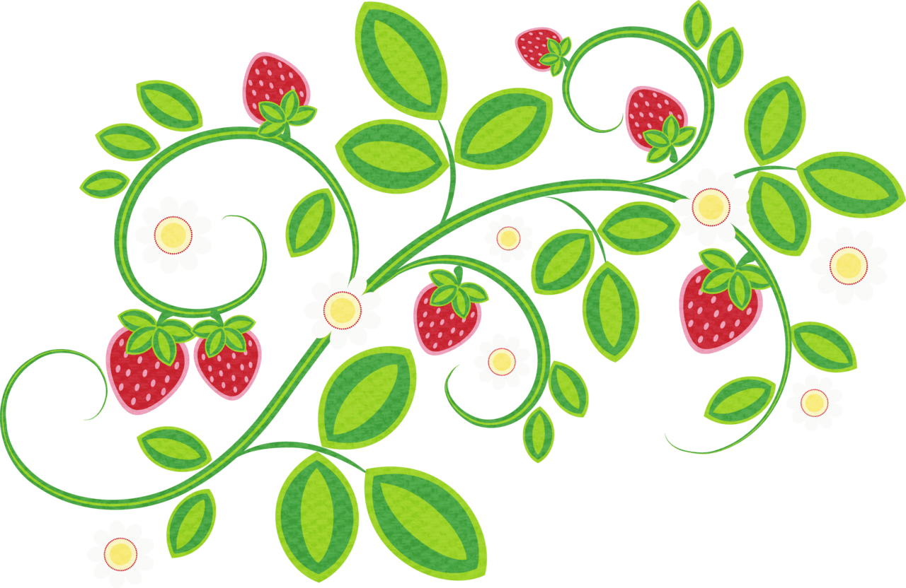Strawberry pin page clipart photo