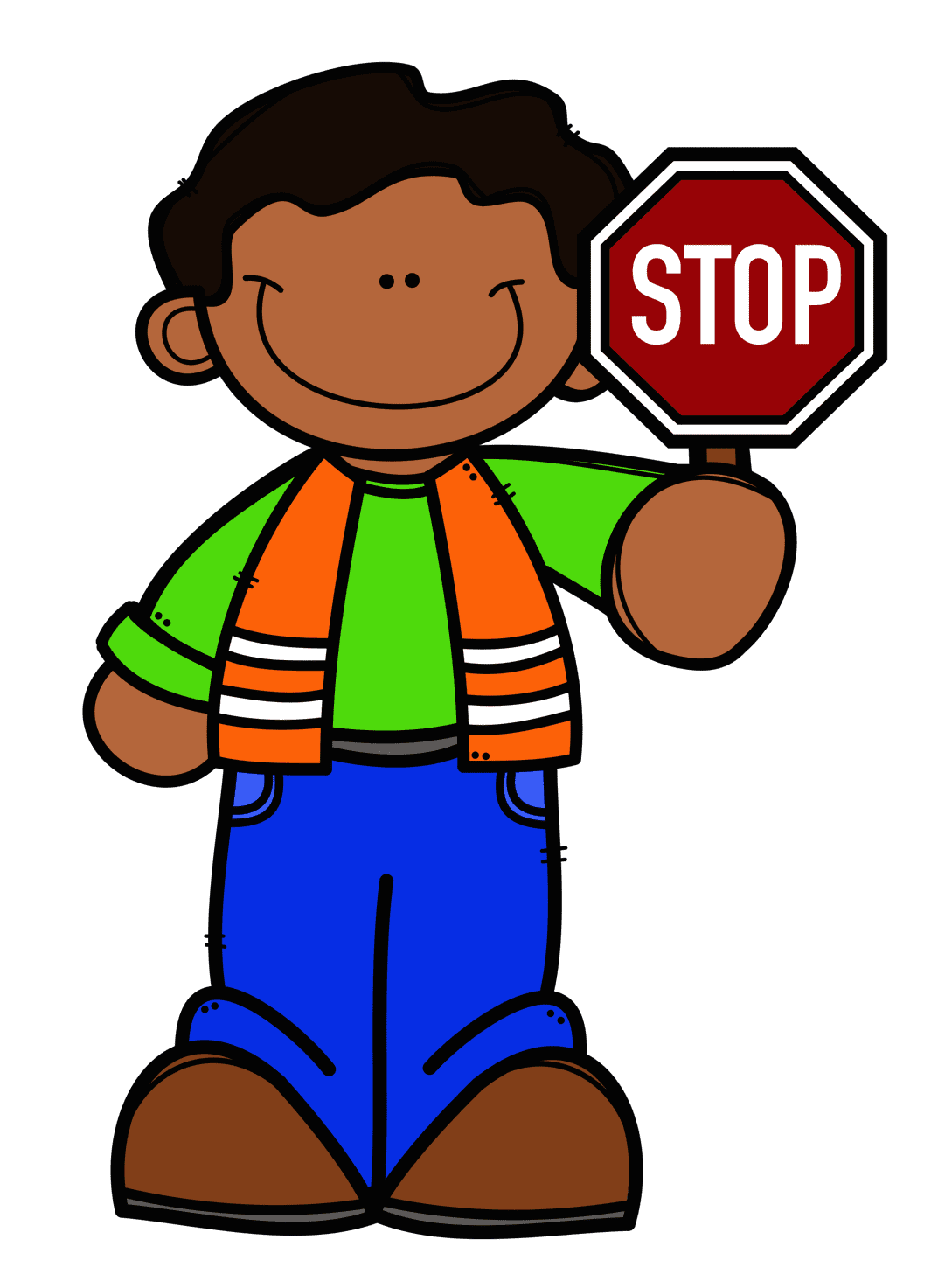 Stop sign pin page clipart logo 2