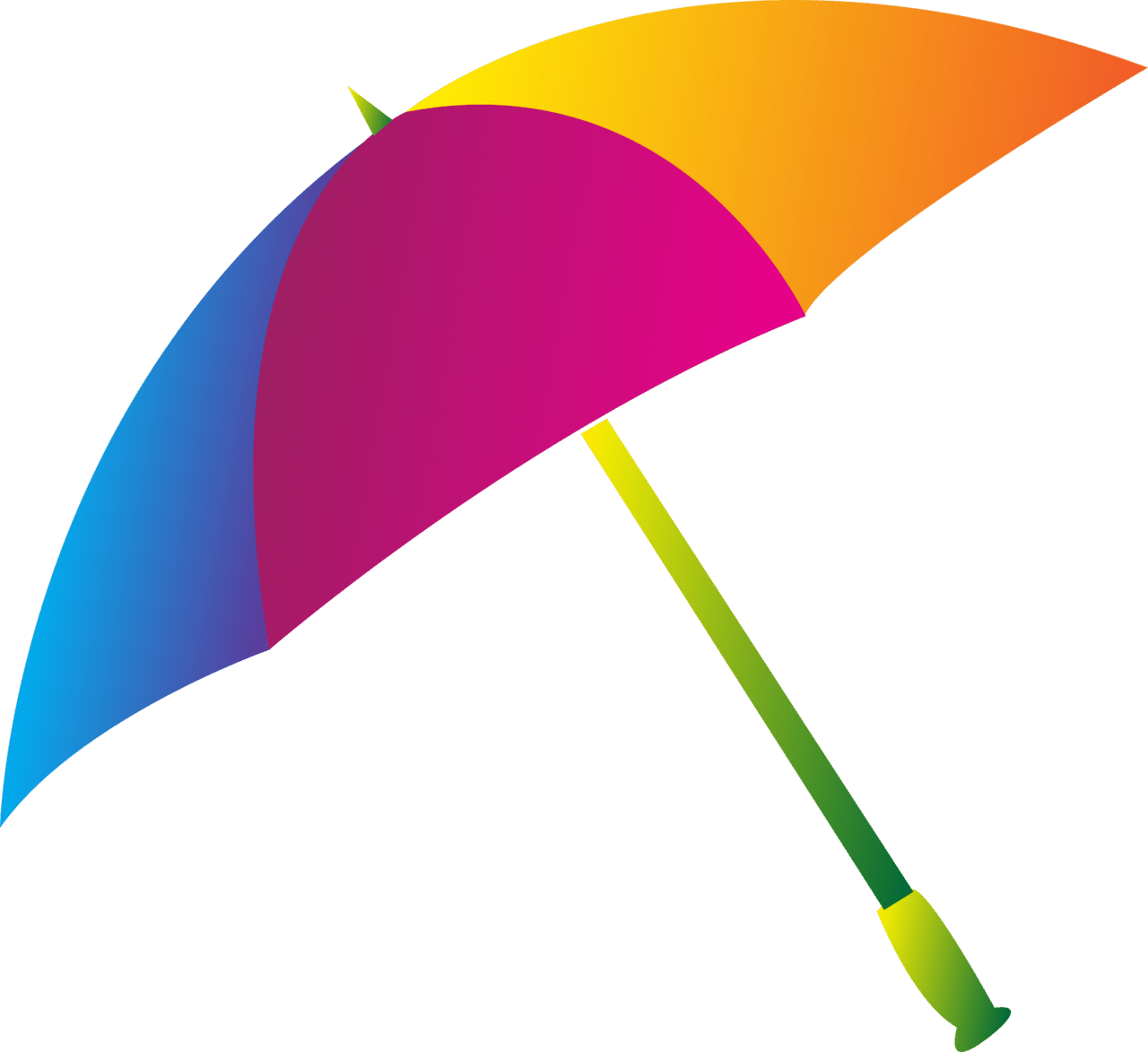 Umbrella pin page clipart vector