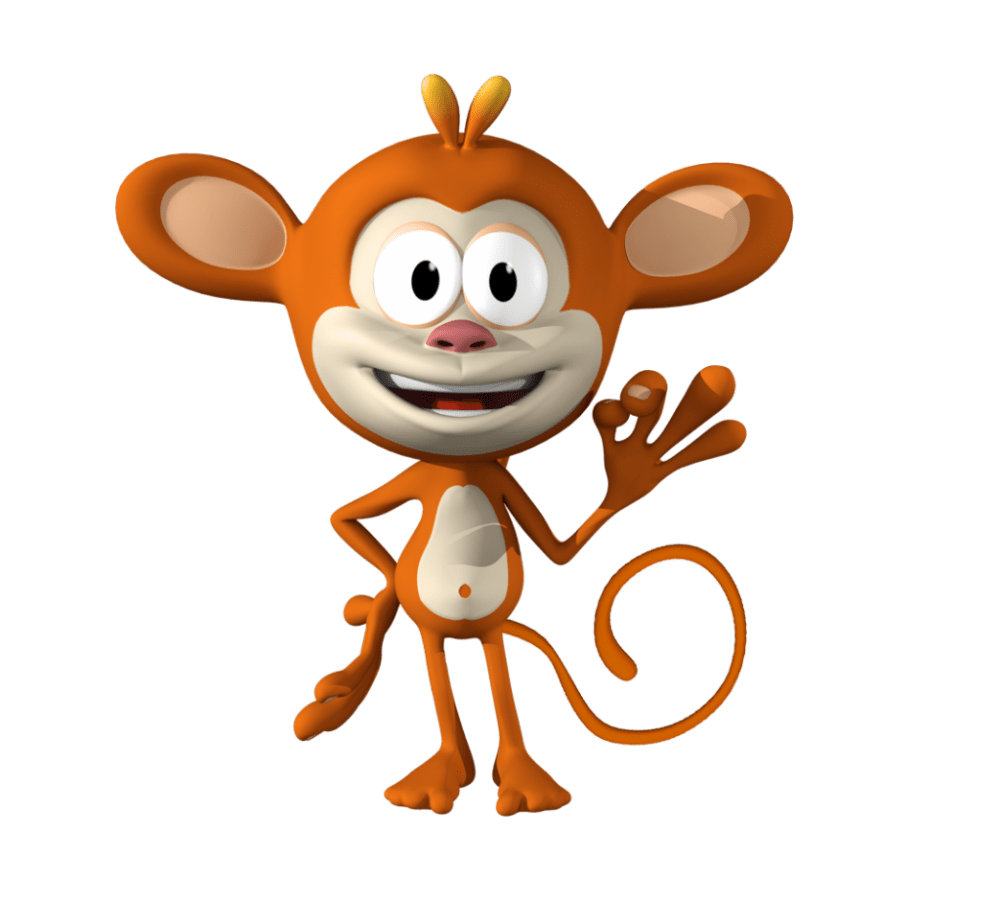 Check out this monkey see do okidoki image clipart