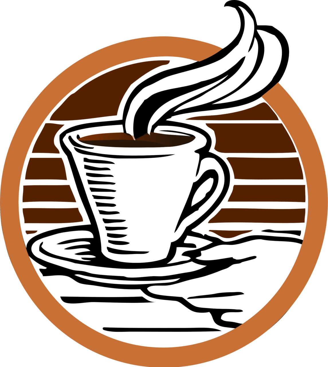 Logo kopi coffee shop clipart