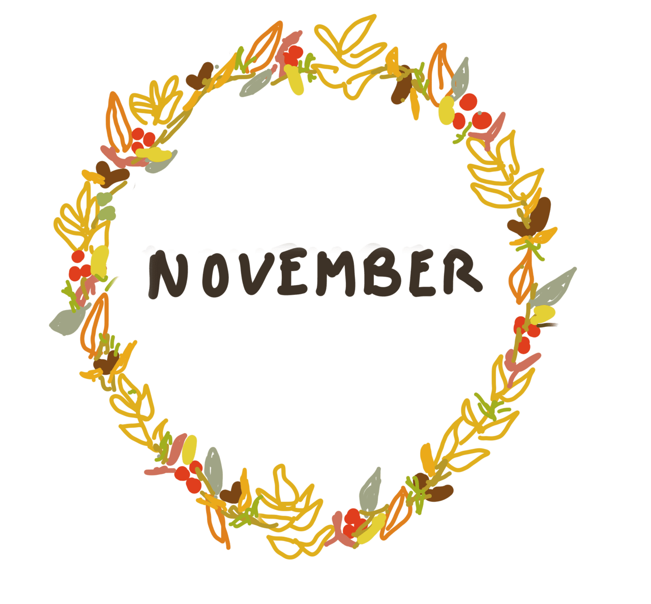 November images clipart