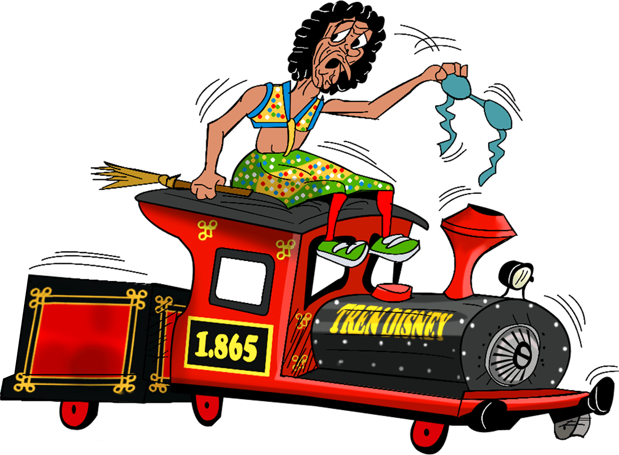 Train manele betancourt junior el tren de la bruja clipart free