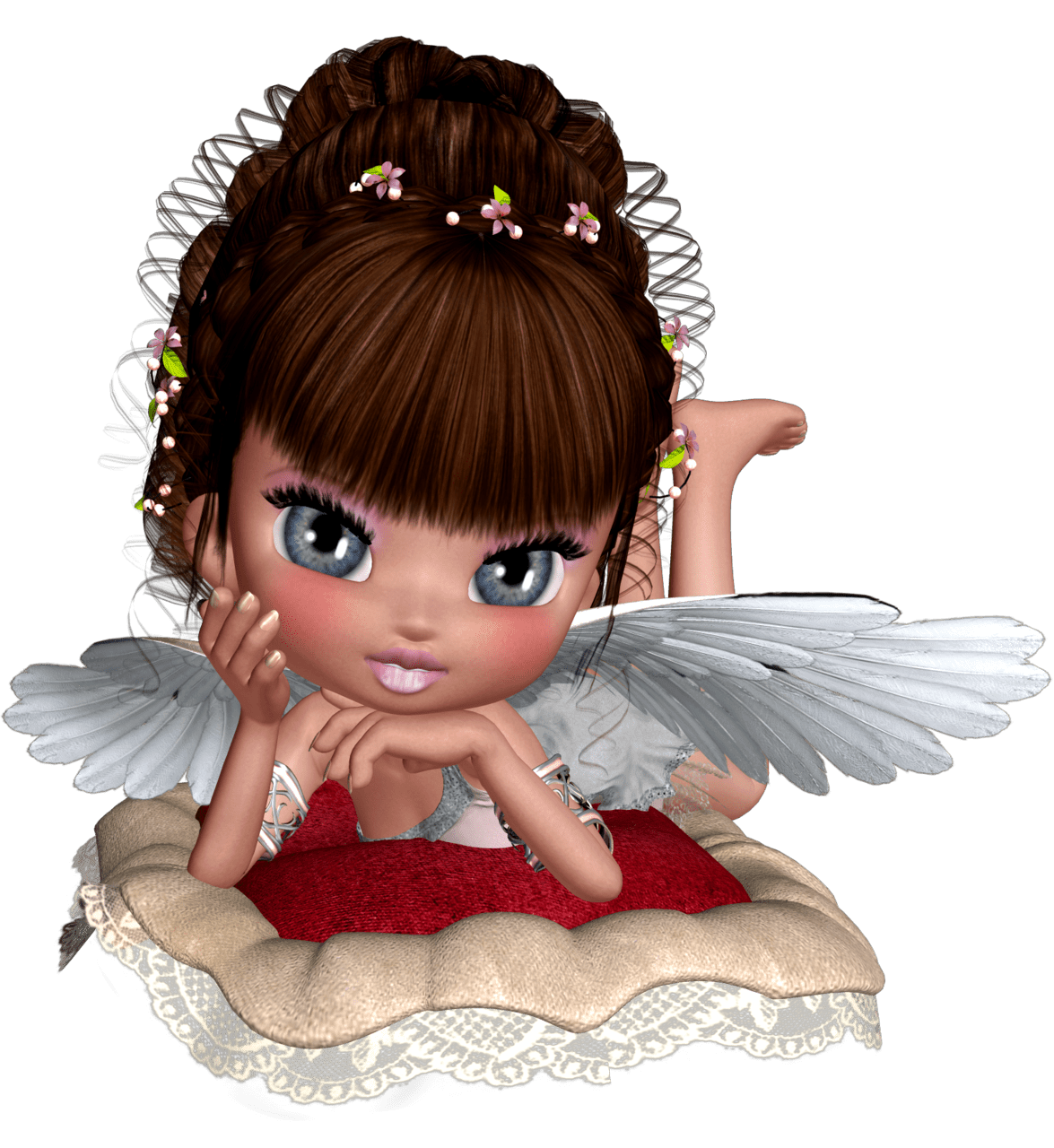 Cute angel picture clipart