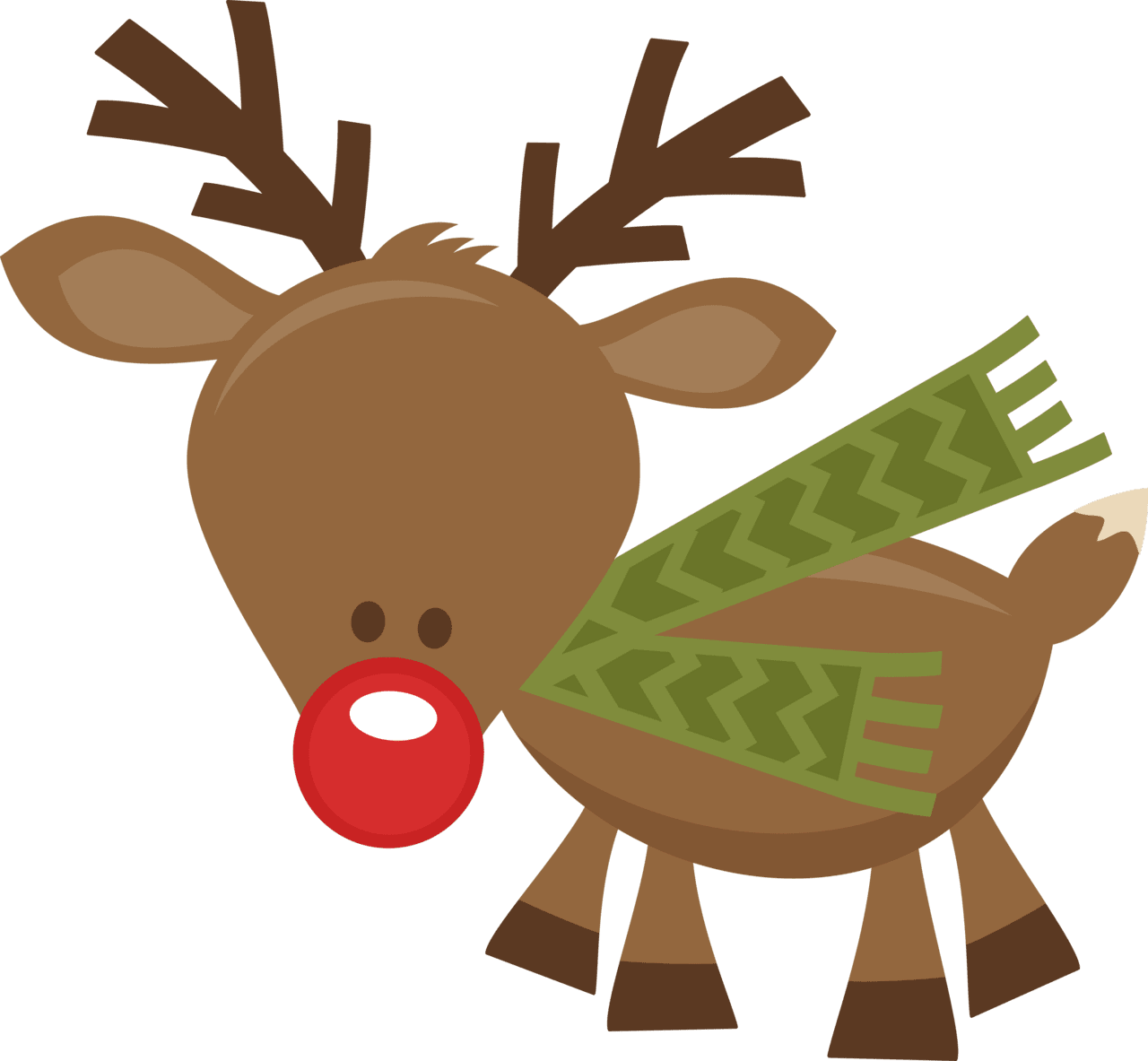 Reindeer pin page clipart transparent