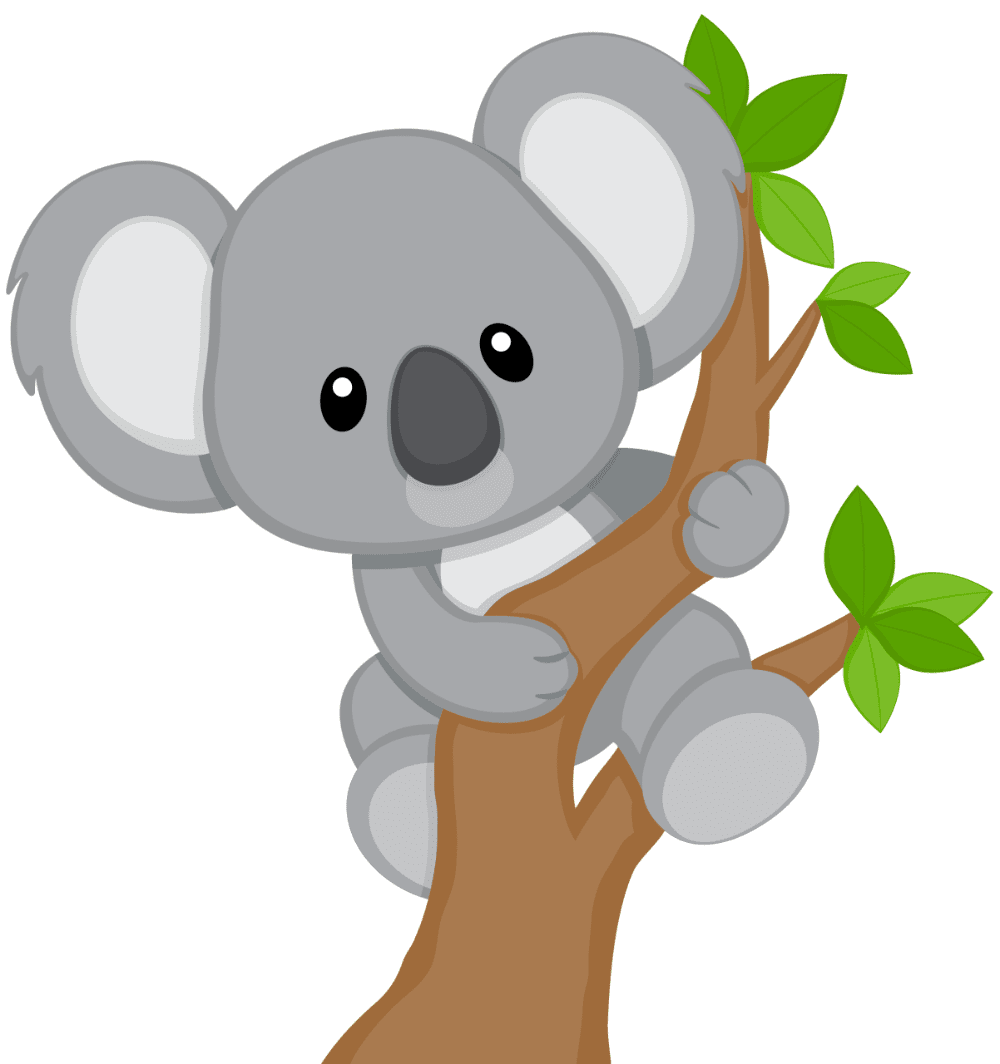 Koala clipart cute bear baby drawing image