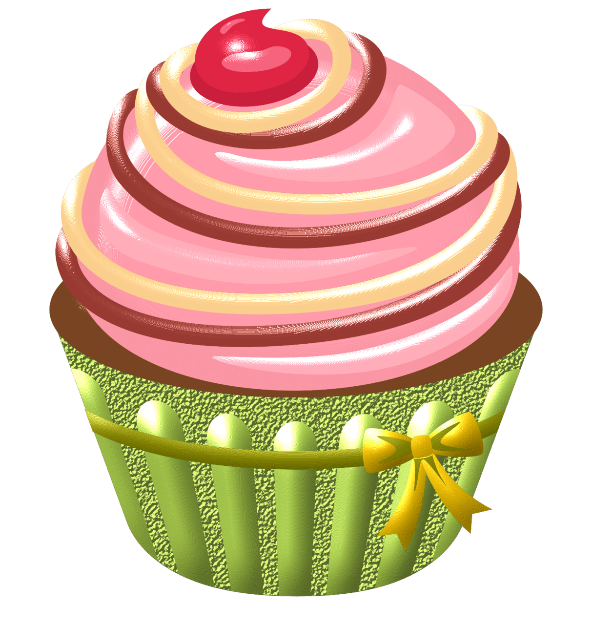 Cupcake pin page clipart background 3