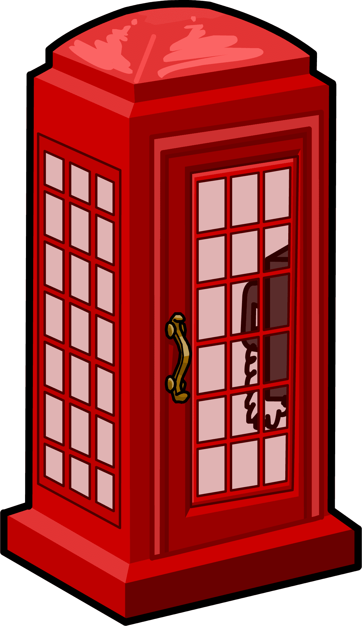 Phone booth clipart photo 2