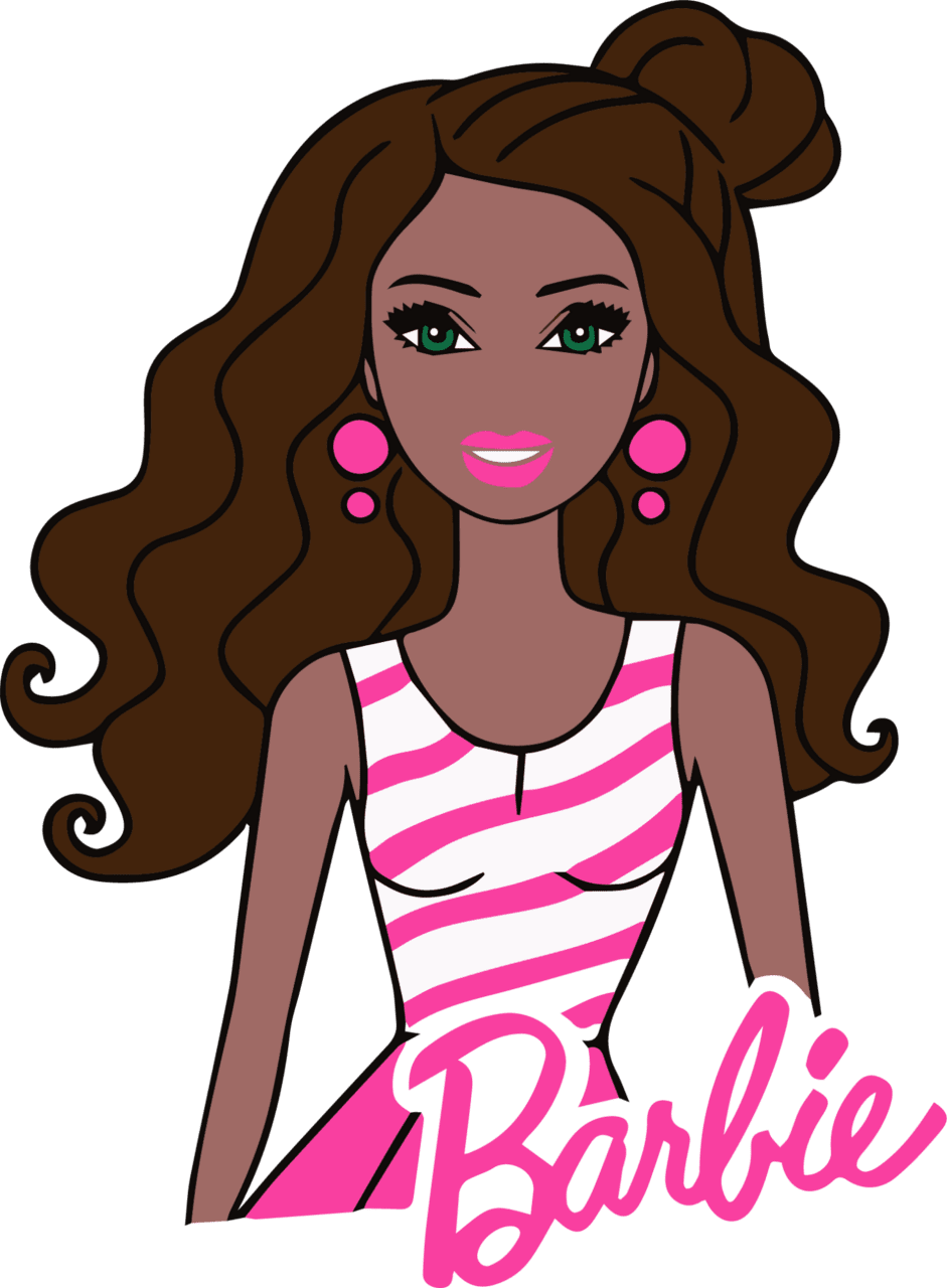 Barbie clipart logo