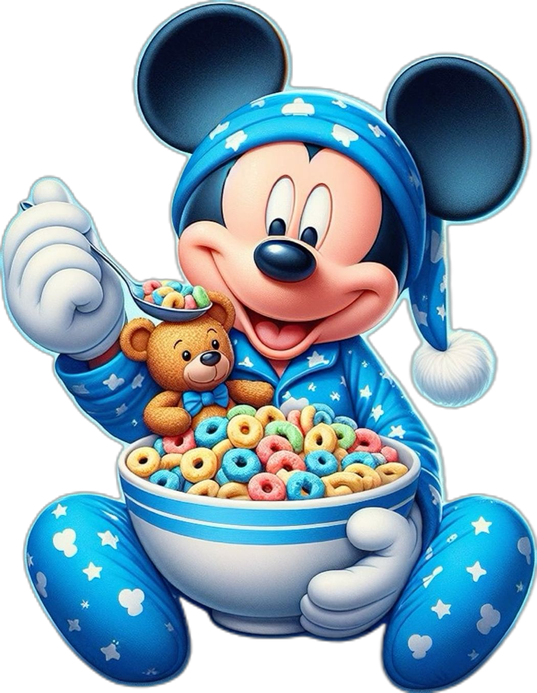 Cerealously breakfast is the best part of my day clipart image