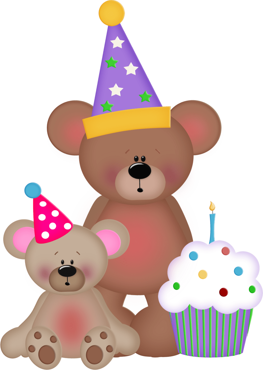 Teddy bear pin page clipart image 4