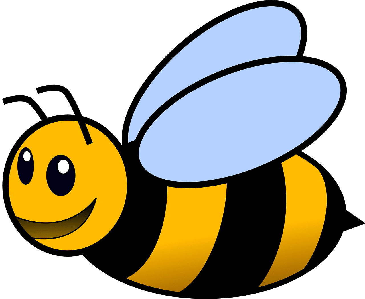 Bumblebee honeybe beehive vector graphic clipart