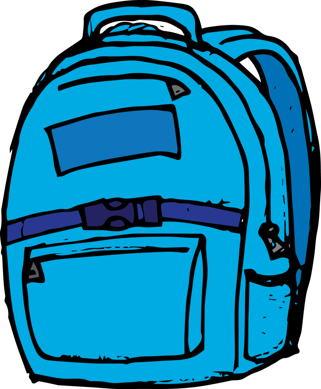 Backpack pin page clipart background