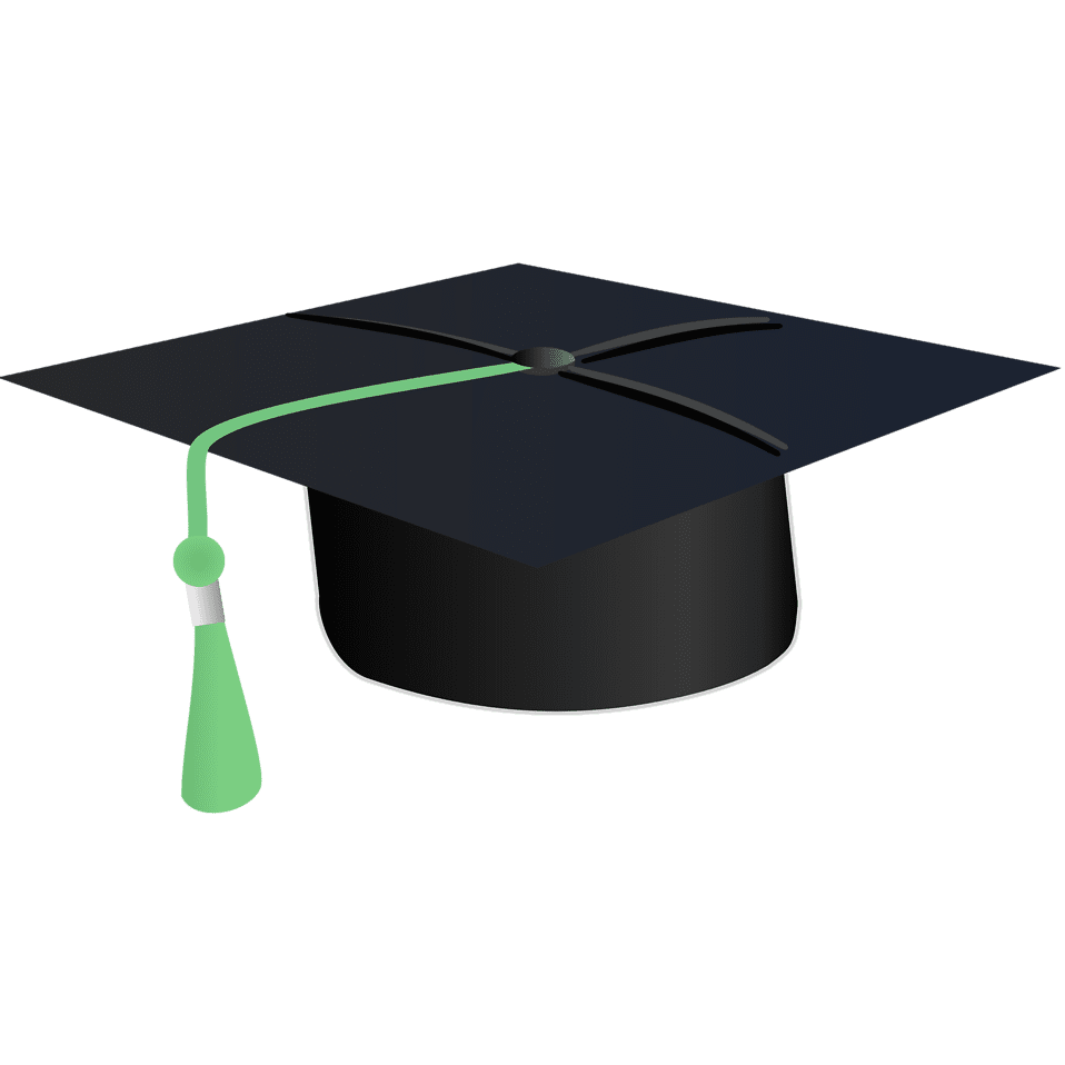 Graduation photo of cap clipart 2