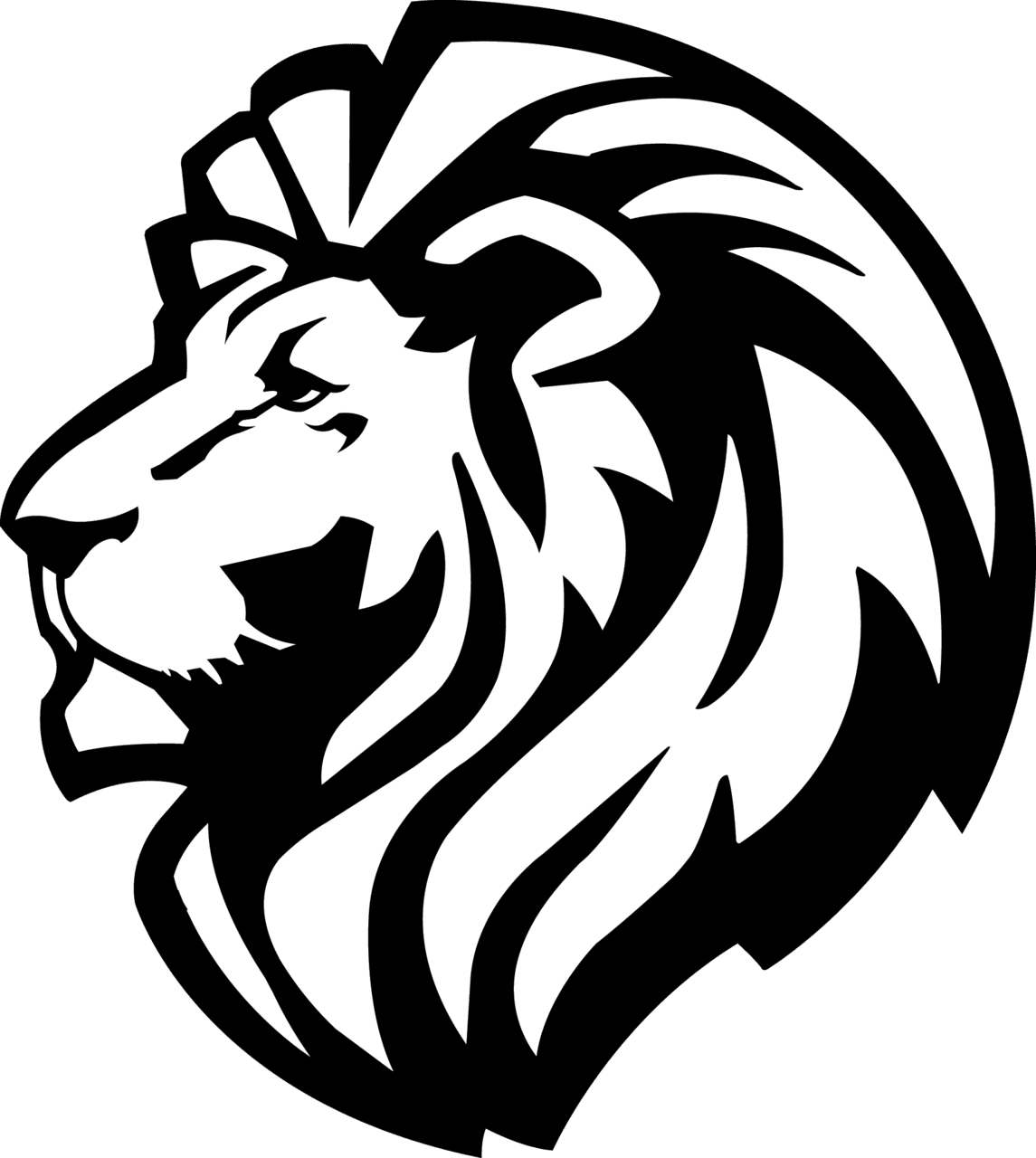 Lion pin page clipart free 3