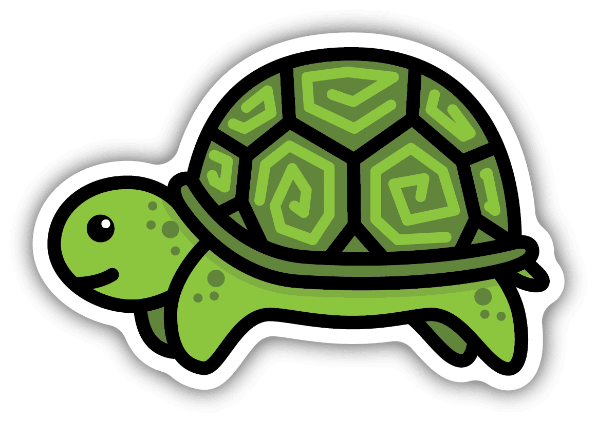 Turtle sticker fun stickers clipart background