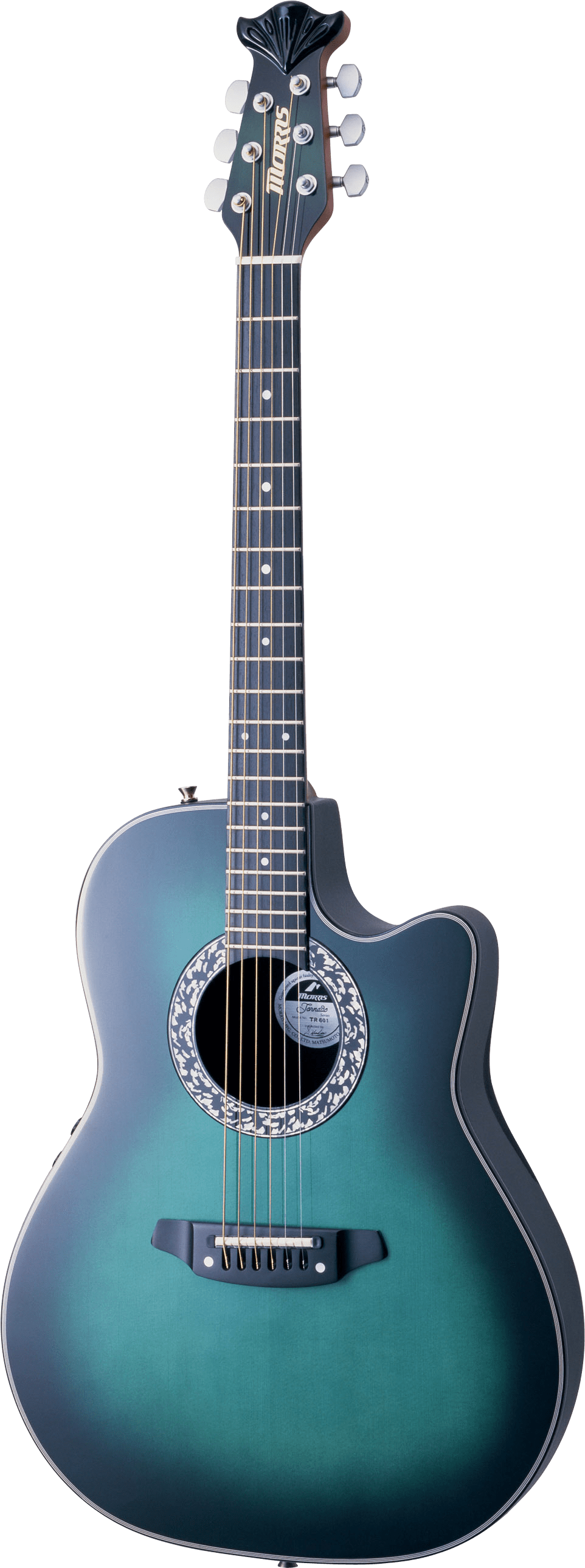 Blue electric guitar clipart photo