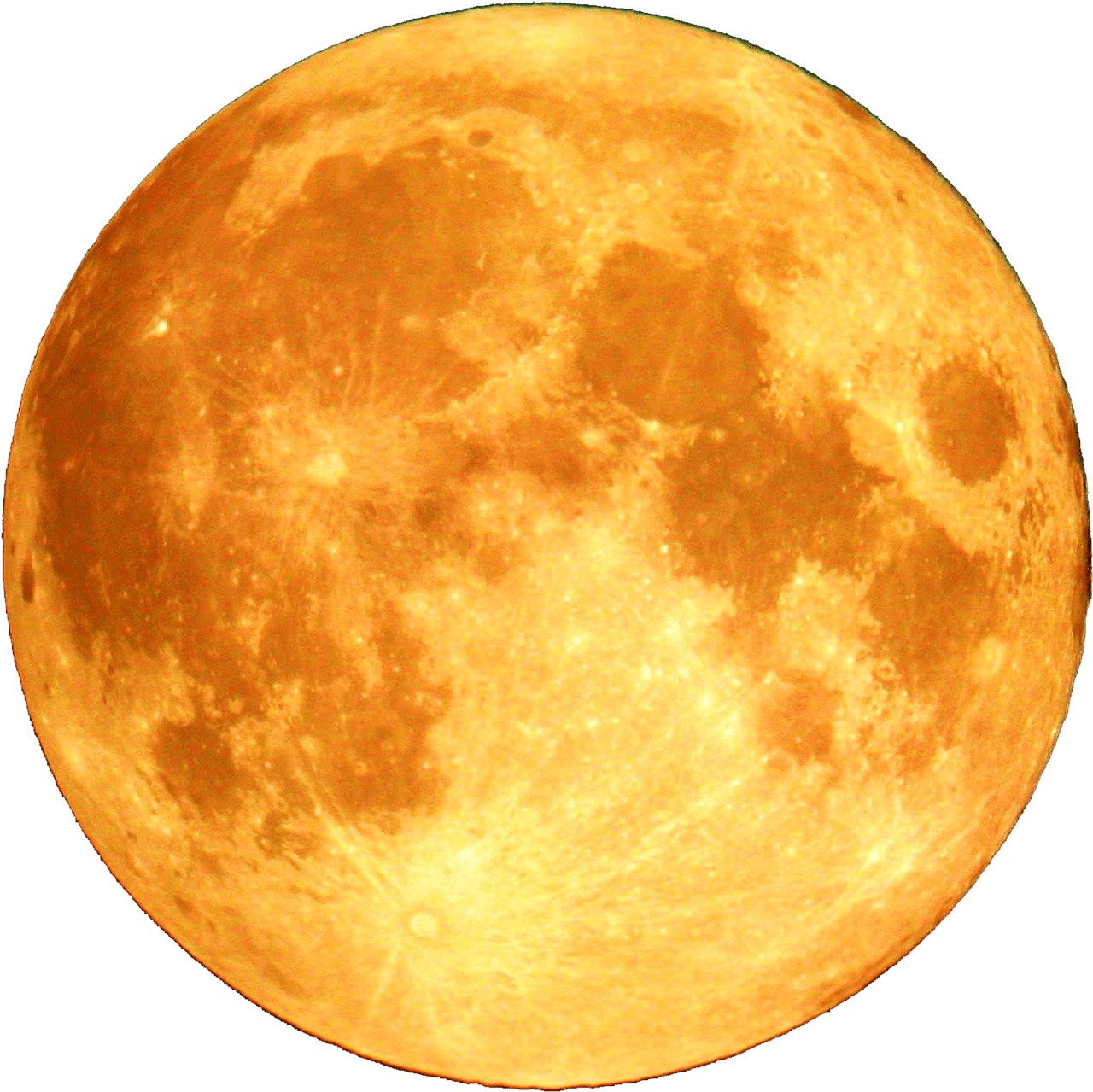 By karen mel yellow moon full tattoo clipart transparent