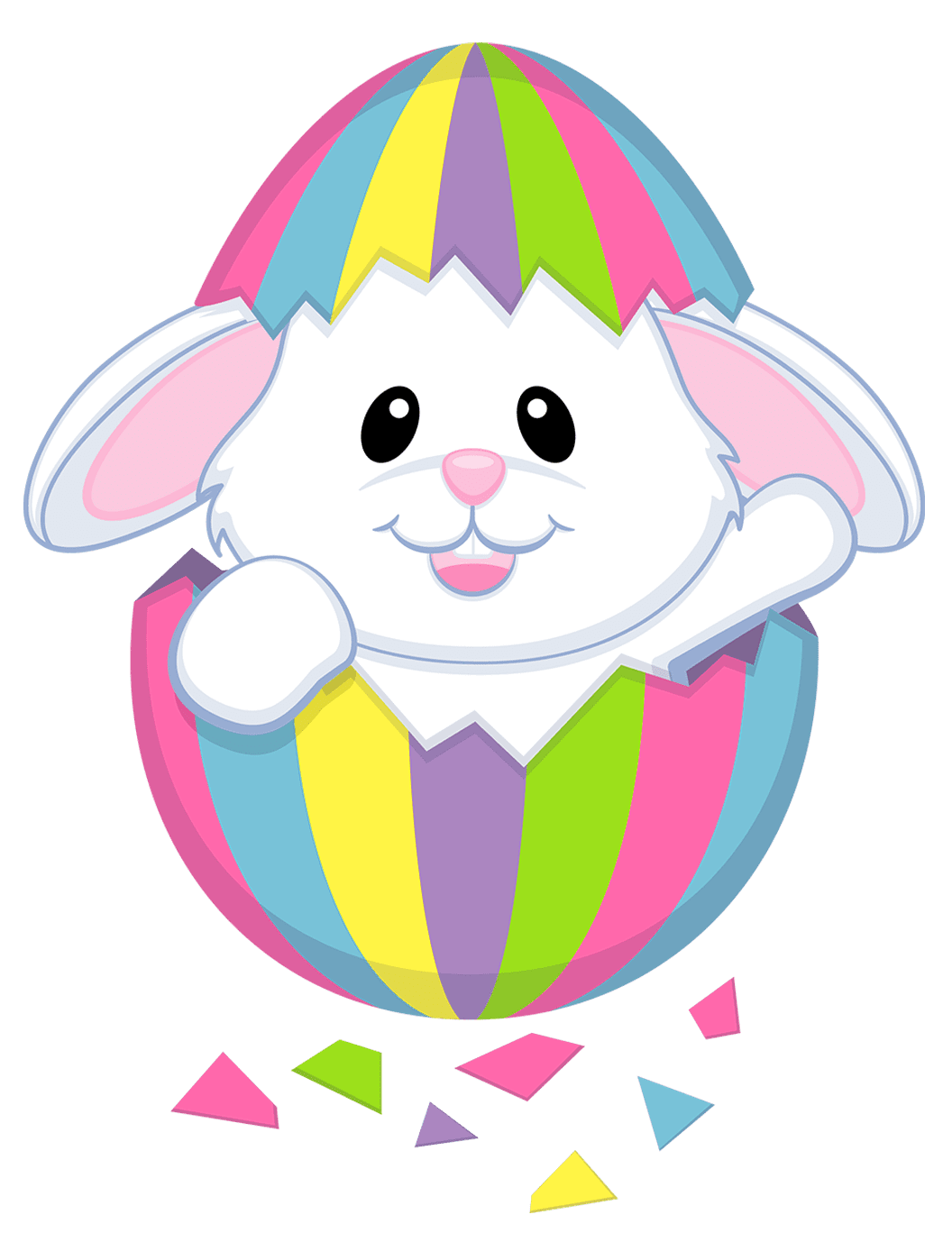 Rabbit easter bunny clipart vector