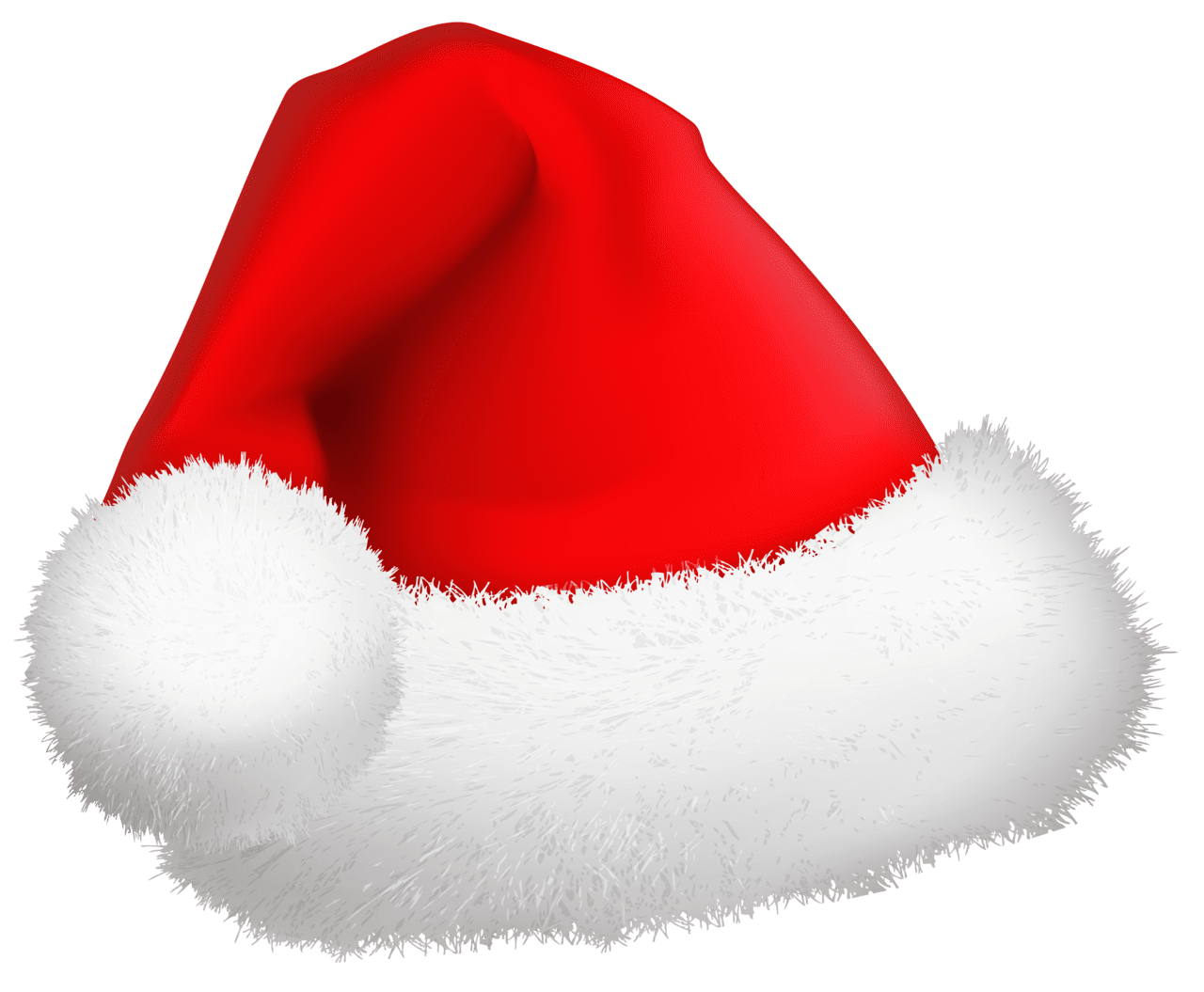 Christmas santa hat clipart image