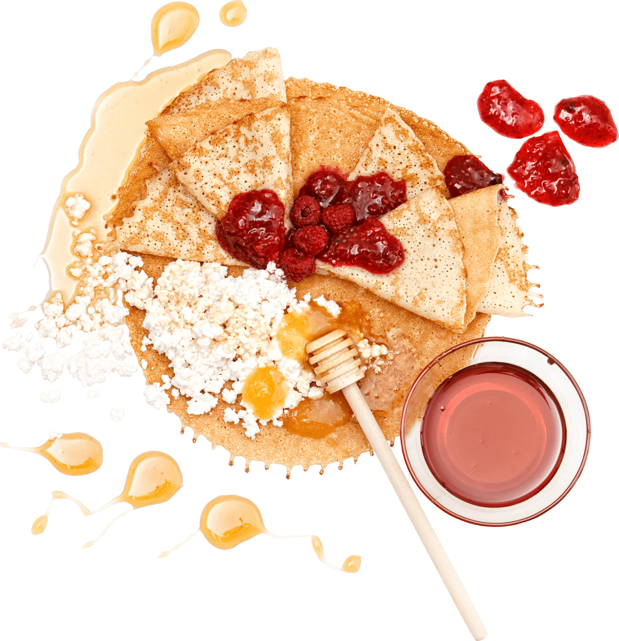 Breakfast pancake clipart transparent