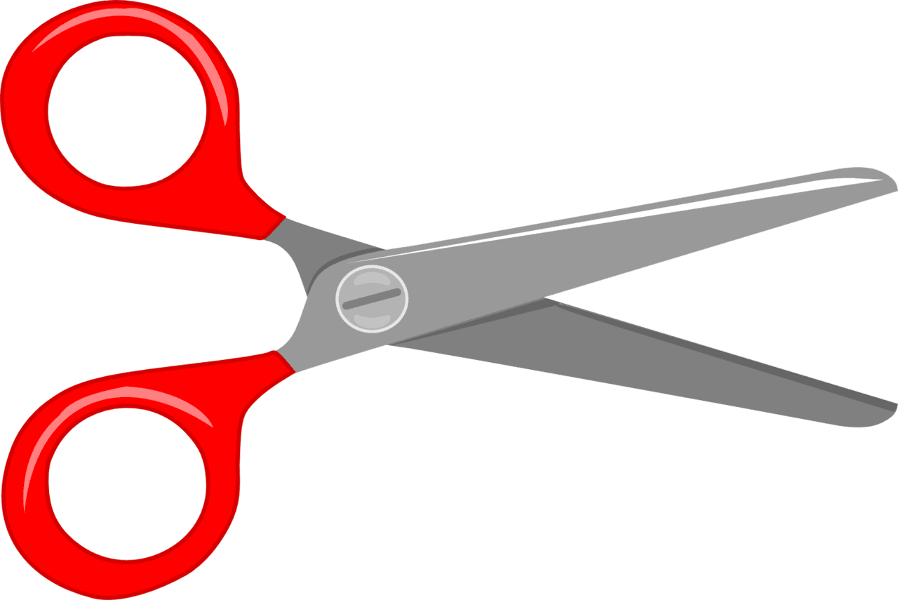 Scissors school clipart transparent