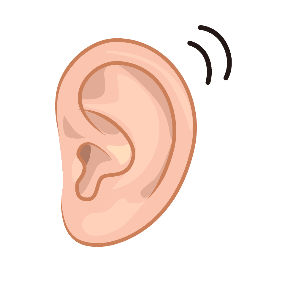 Ear silueta de pocas hojas im gene illustoon clipart vector