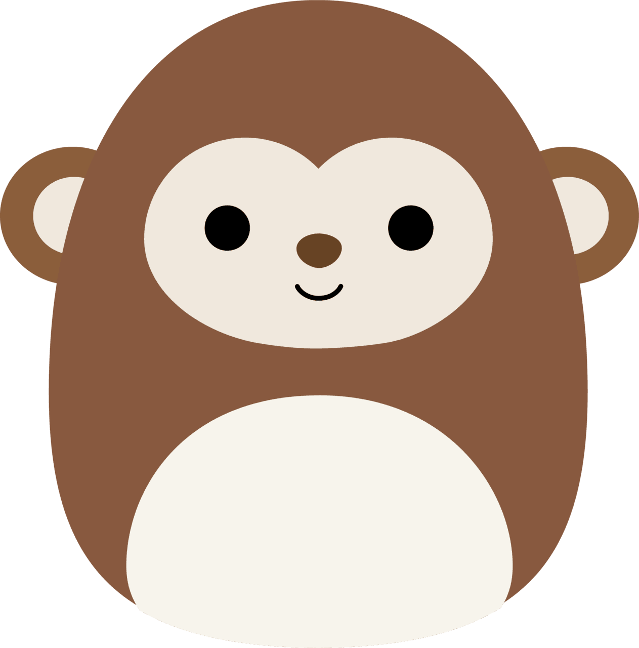 Monkey squishmallows clipart photo