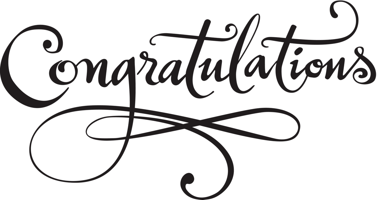 Congratulations pin page clipart photo