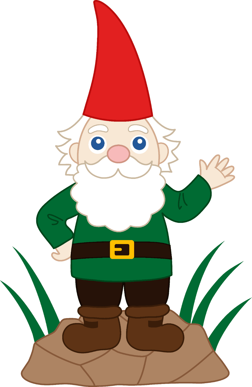 Crayon gnome clipart clip art