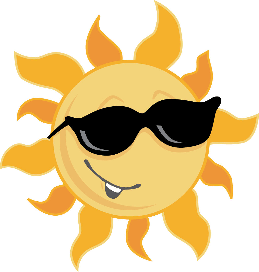 Sunglasses pin arco ris sol etc clipart photo