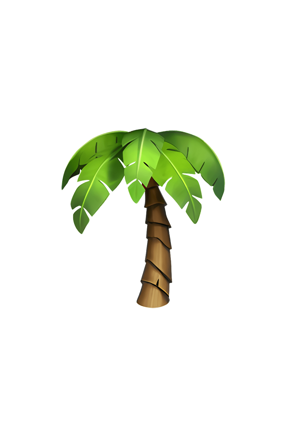 Palm tree emoji clipart image