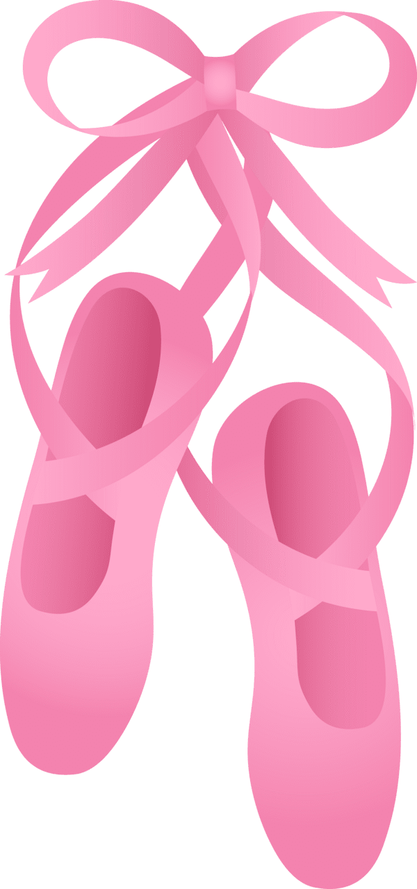 Barbie clipart ballet slippers vector