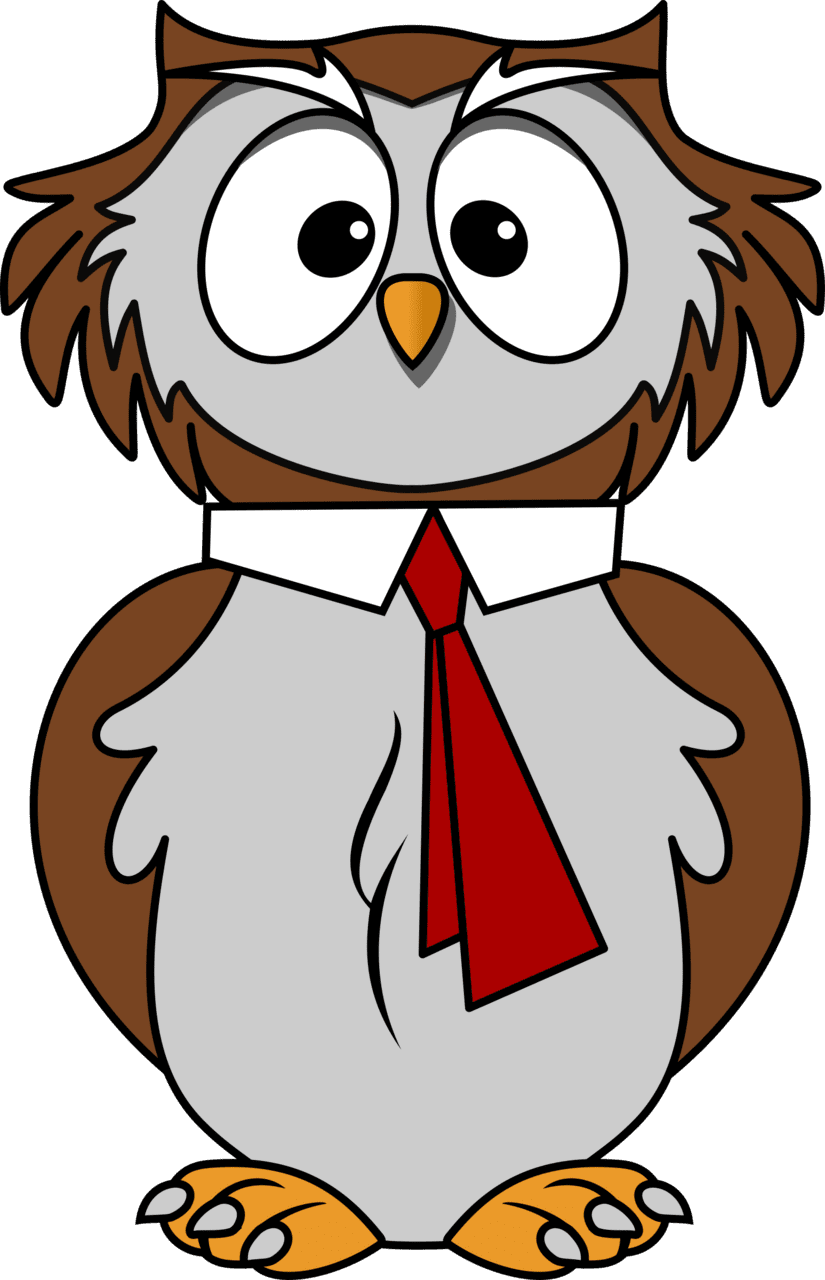 Owl clipart background