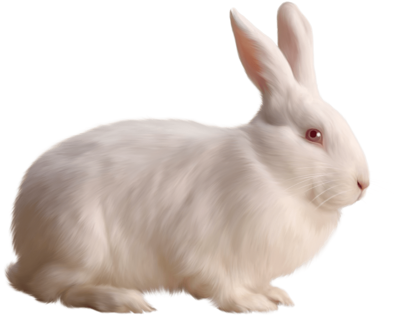 Easter bunny white rabbit clipart picture