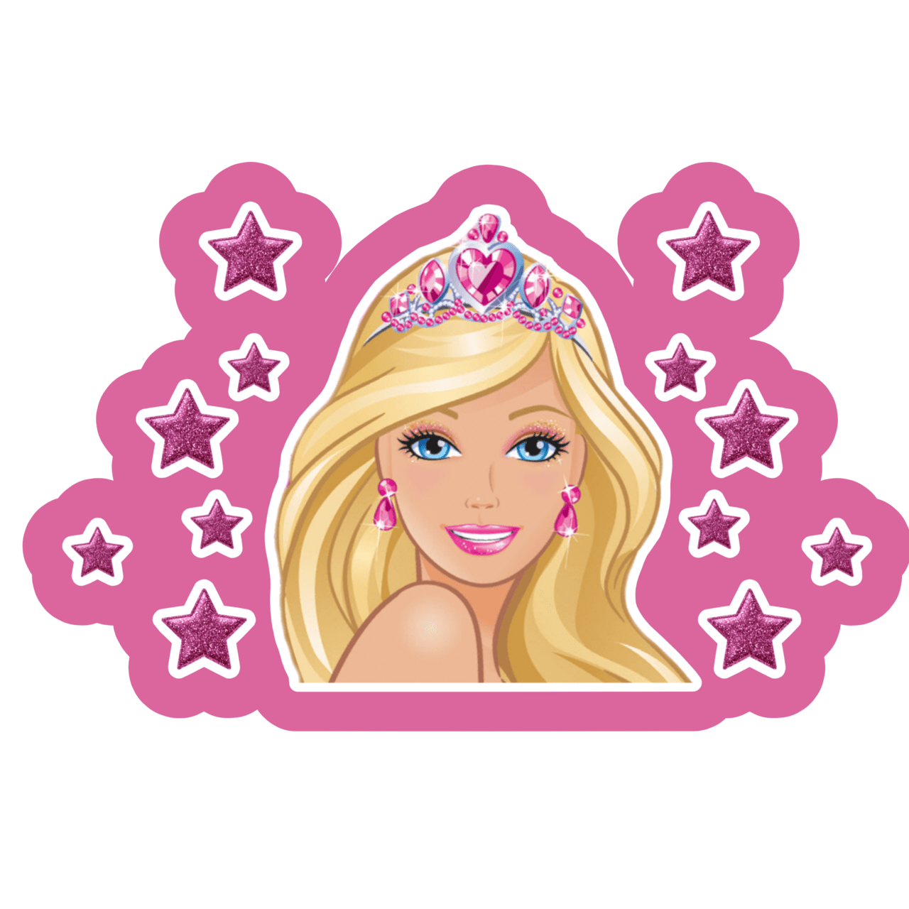 Pin de noemi en pleanno cupcakes barbie silueta fiesta clipart photo