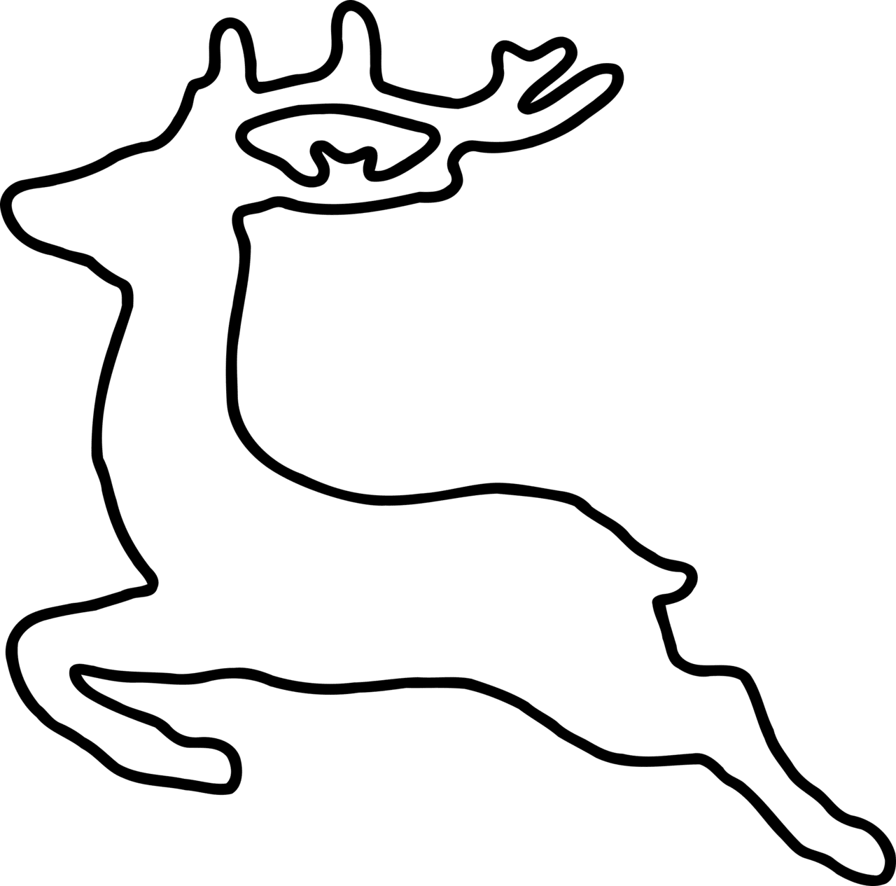 Big buck reindeer clipart suggest clip art