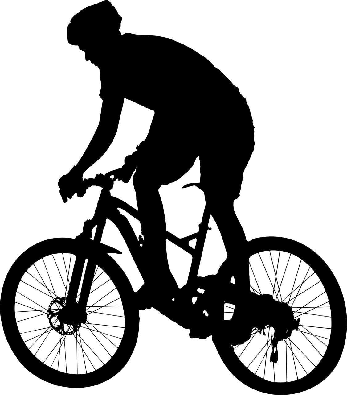 Hlete bicycle bike vector graphic fahrrad shirt selbst bedrucken scherenschnitt clipart