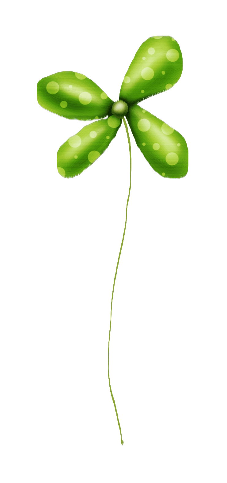 Leaf clover pin page clipart vector