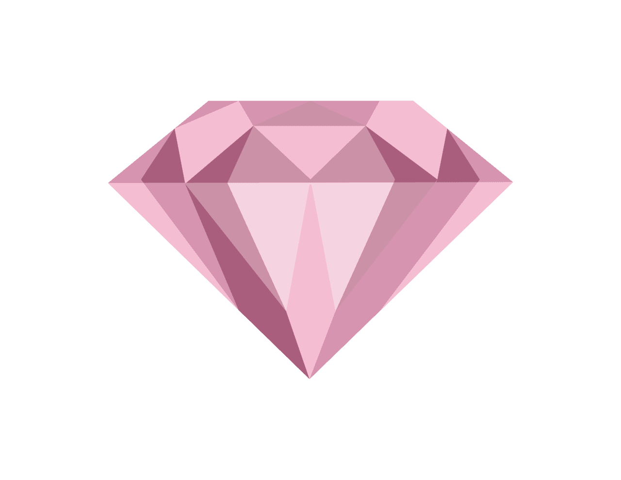 Pink diamond clipart picture