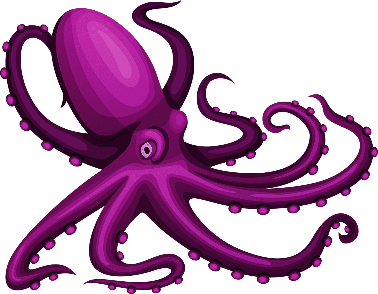 Octopus pin page clipart image