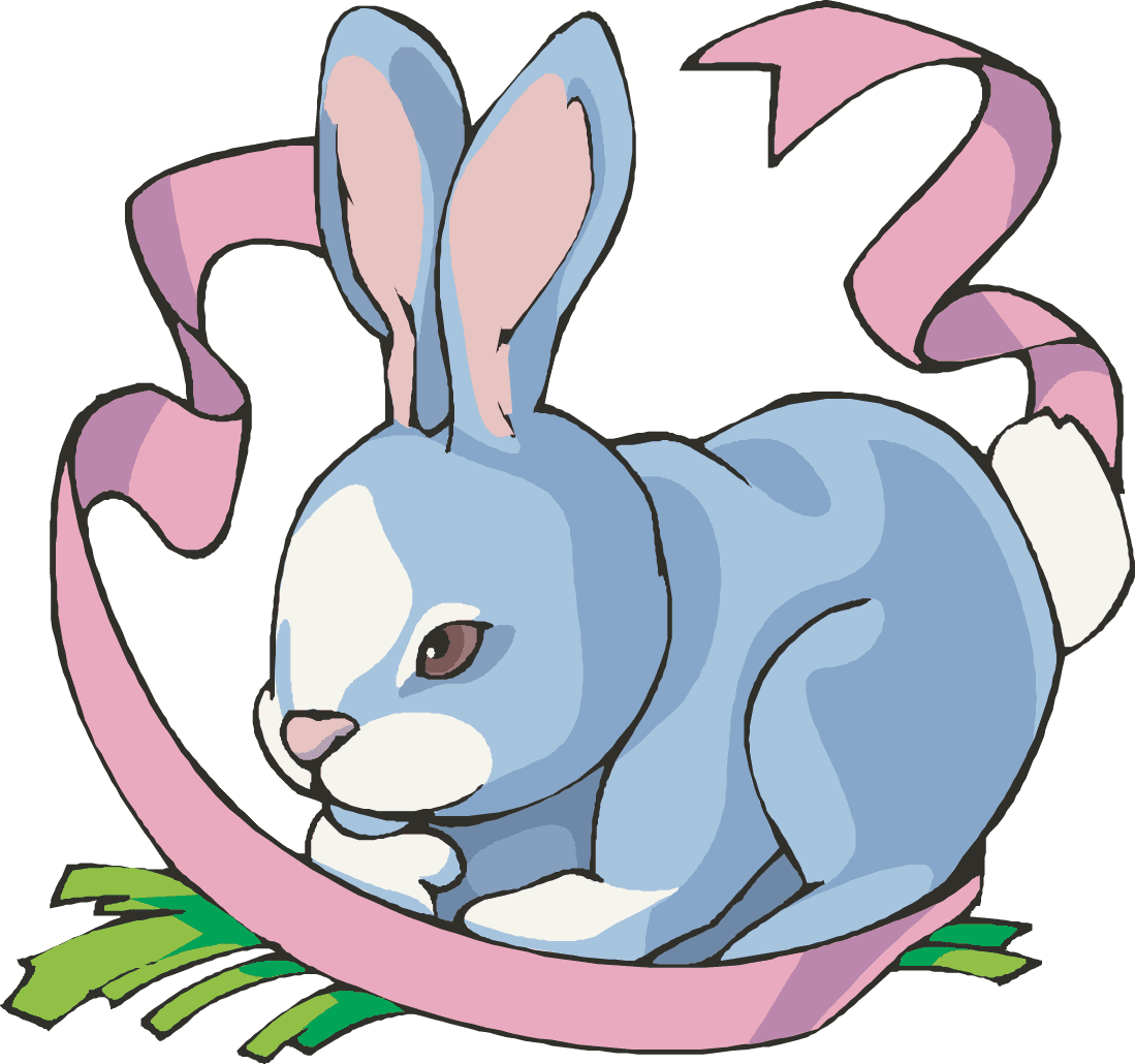 Easter bunny little grey clipart best photo