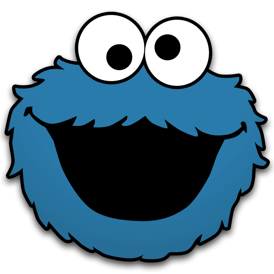 Cookie monster templates printables printablee clipart background